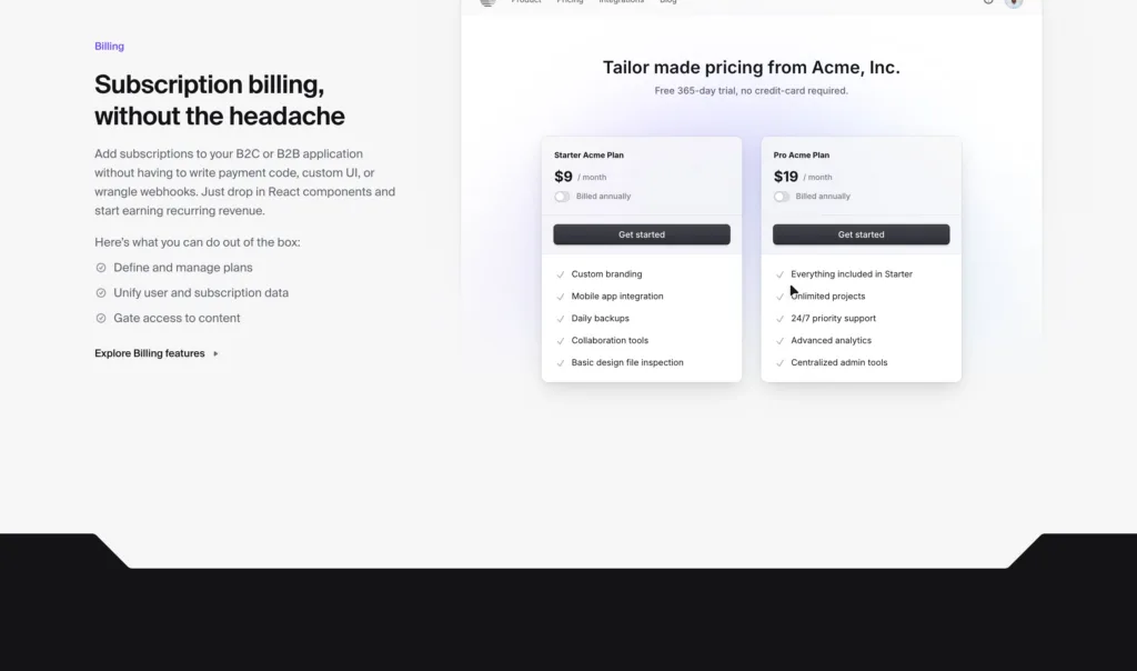 빌링 및 결제 연동 — Stripe 결제와 사용자 관리 통합